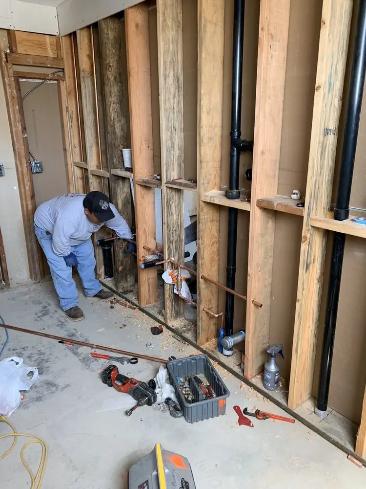 Commercial rough-in plumbing for Trenchless Sewer Repair in Gonzales